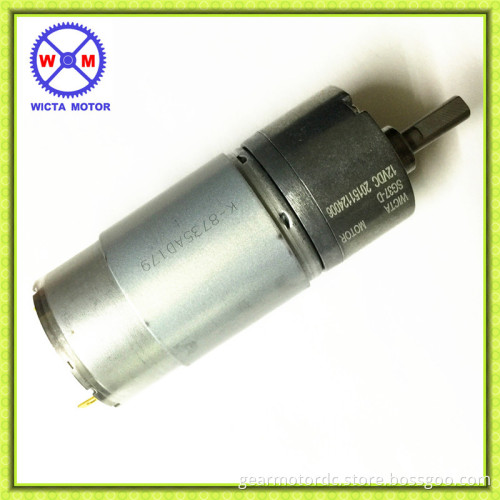 Low speed High torque CE RoHS certification 24 volt dc motor with gear reduction